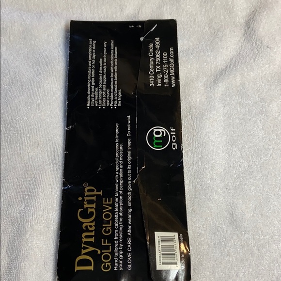 MG Golf Glove Ladies DynaGrip All-Cabretta Leather - Picture 3 of 8